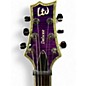 Used Ltd DELUXE H1001 Trans Purple Solid Body Electric Guitar