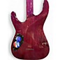 Used Ltd DELUXE H1001 Trans Purple Solid Body Electric Guitar