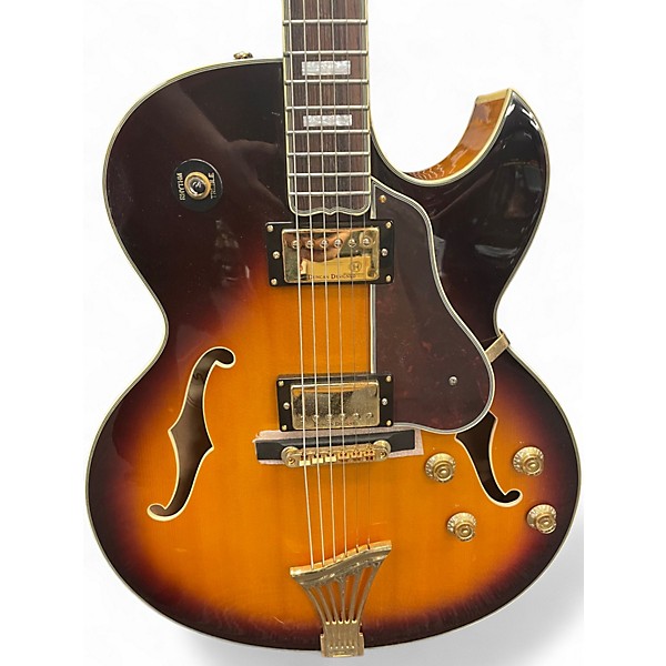 Used Greg Bennett Design by Samick LaSalle JZ3 2 Color Sunburst Hollow Body Electric Guitar