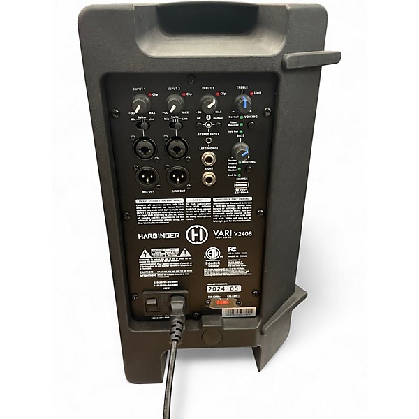 Used Harbinger VARI V2408 8" 400W 2-Way Powered Speaker