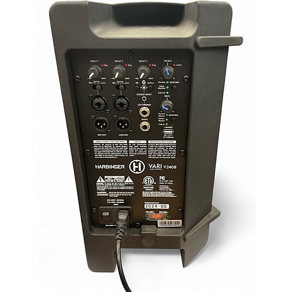 Used Harbinger VARI V2408 8" 400W 2-Way Powered Speaker