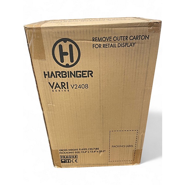 Used Harbinger VARI V2408 8" 400W 2-Way Powered Speaker