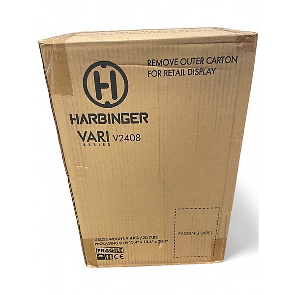 Used Harbinger VARI V2408 8" 400W 2-Way Powered Speaker