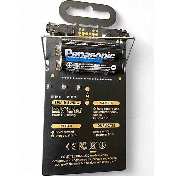 Used teenage engineering po-33 k.o! pocket operator Drum Machine