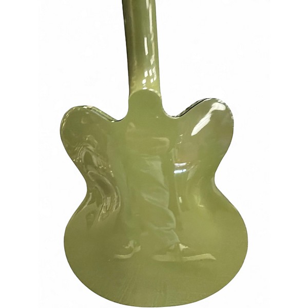 Used Gretsch Guitars  Streamliner Cateye Center Block OLIVE DRAB Hollow Body Electric Guitar