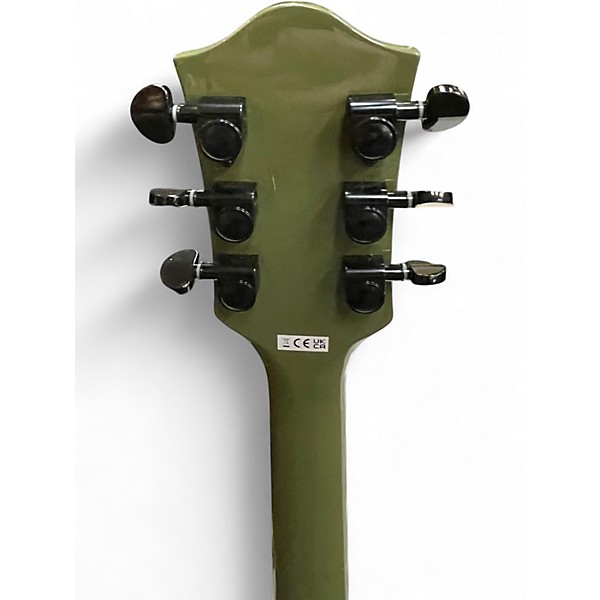 Used Gretsch Guitars  Streamliner Cateye Center Block OLIVE DRAB Hollow Body Electric Guitar