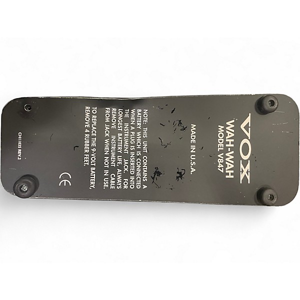 Used VOX V847 Reissue Wah Effect Pedal