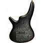 Used Ibanez SR300EDX Black Ice Frozen Matte Electric Bass Guitar