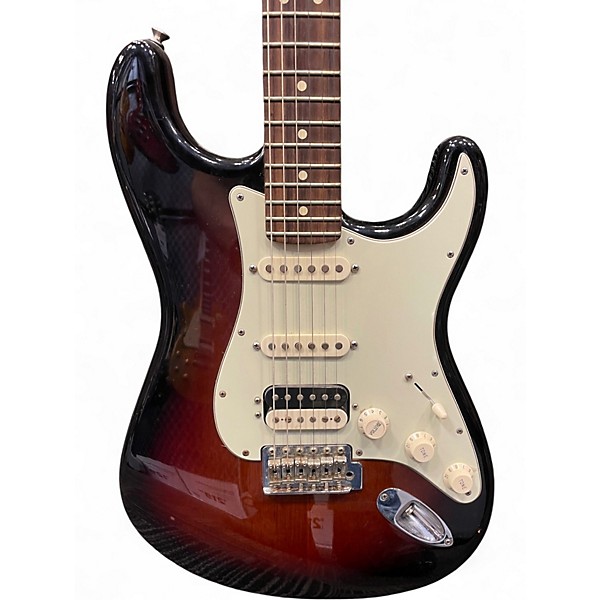 Used Fender Stratocaster MIA 3 Color Sunburst Solid Body Electric Guitar