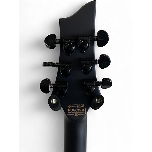Used Schecter Guitar Research C1 Platinum BLACK Solid Body Electric Guitar