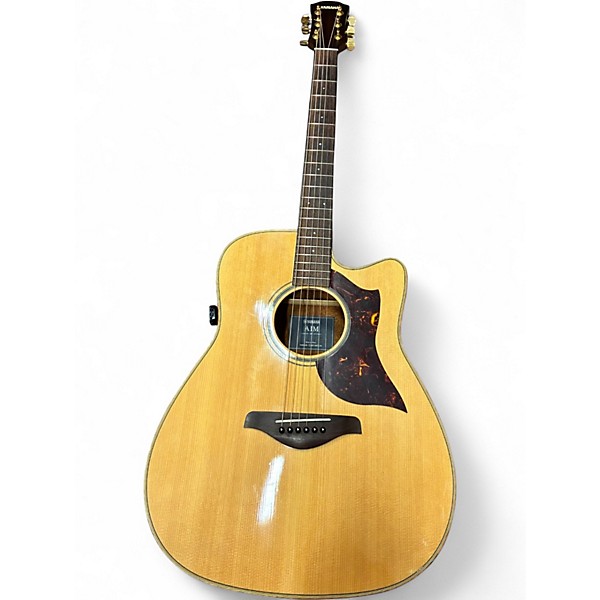 Used Yamaha A1M Natural Acoustic Electric Guitar