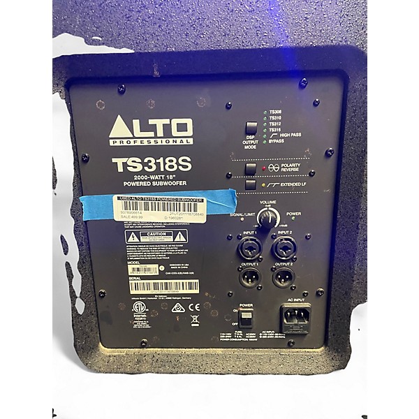 Used Alto TS318S Powered Subwoofer