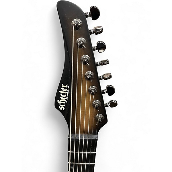Used Schecter Guitar Research Banshee MACH-7 Ember burst Solid Body Electric Guitar