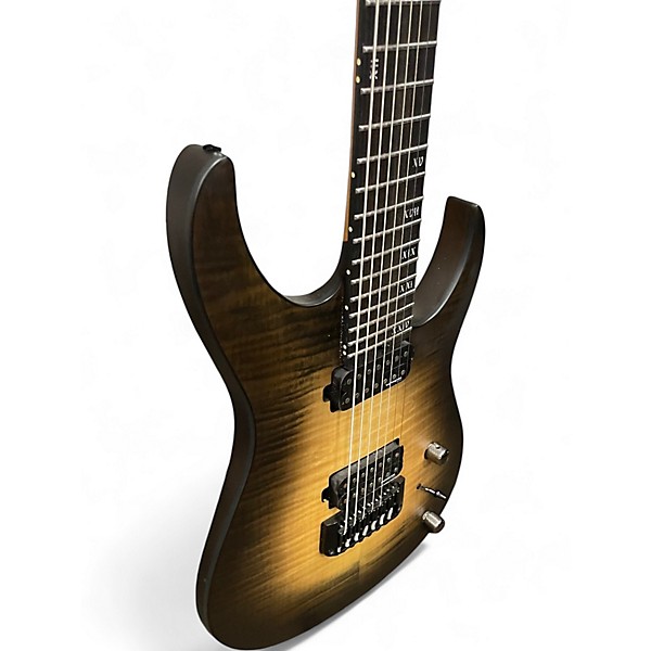 Used Schecter Guitar Research Banshee MACH-7 Ember burst Solid Body Electric Guitar
