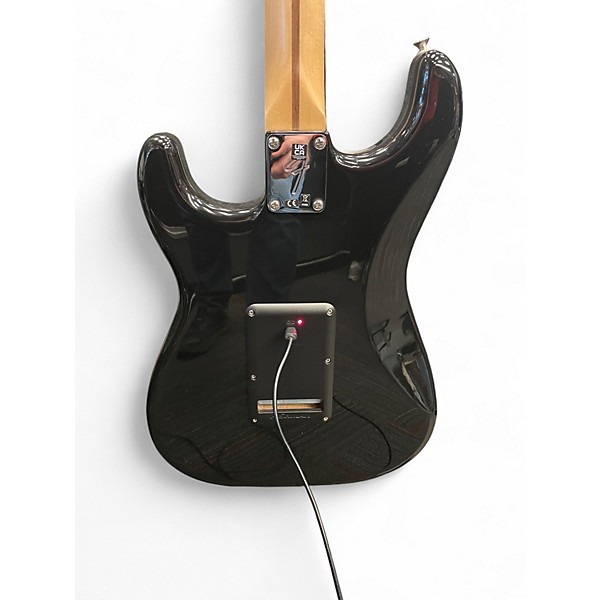 Used 2022 Fender Player Stratocaster Black Solid Body Electric Guitar