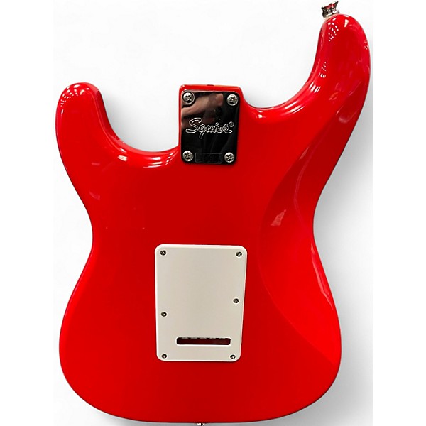 Used Squier Standard Stratocaster Candy Apple Red Solid Body Electric Guitar