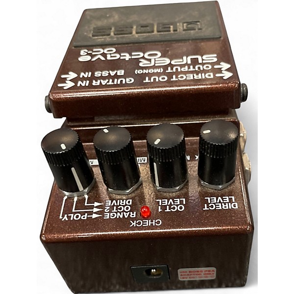 Used BOSS OC3 Super Octave Effect Pedal