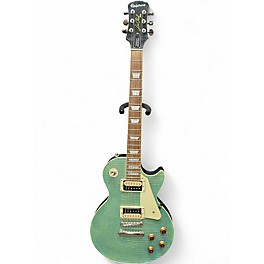 Used 2018 Epiphone Les Paul Traditional PRO III PLUS Ocean Blue Solid Body Electric Guitar