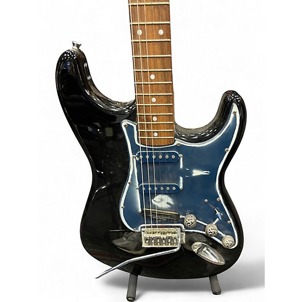 Used Squier strat black Solid Body Electric Guitar