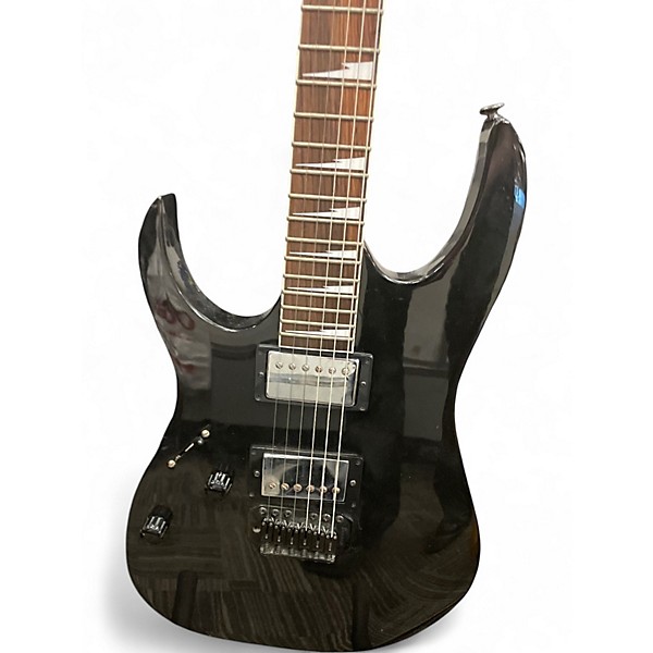 Used Ibanez Gio Ax Left Handed black Electric Guitar
