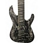 Used Schecter Guitar Research C-7 SILVER MOUNTAIN Black and Silver Solid Body Electric Guitar