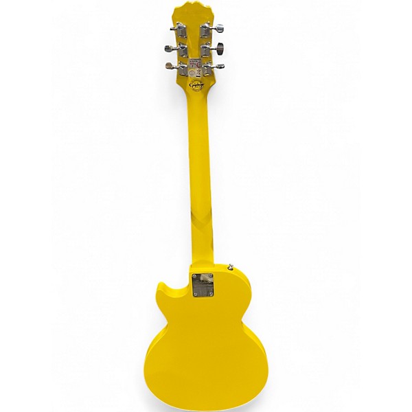 Used 2018 Epiphone Les Paul SL Yellow Solid Body Electric Guitar