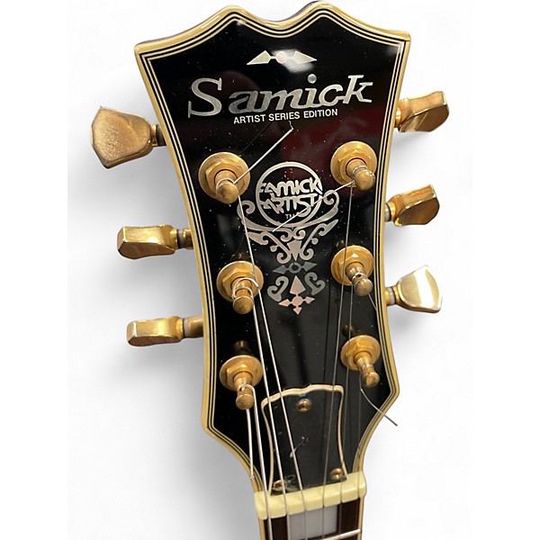 Used Samick ARTIST SERIES BLACK Solid Body Electric Guitar