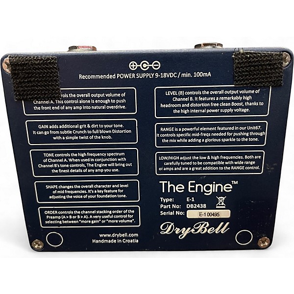 Used Drybell The Engine Foundation Preamp Effect Pedal