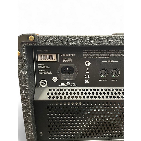 Used Marshall JVM410C 100W 2x12 Tube Guitar Combo Amp