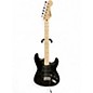 Used Squier Stratocaster HSS Black Solid Body Electric Guitar thumbnail