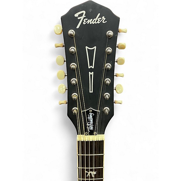 Used Fender Tim Armstrong Hellcat 12 Natural 12 String Acoustic Electric Guitar