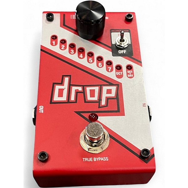 Used DigiTech The Drop Polyphonic Drop Tune Pitch-Shifter Effect Pedal