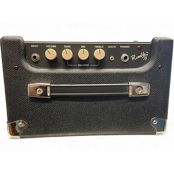 Used Fender Rumble 15 15W 1X8 Bass Combo Amp