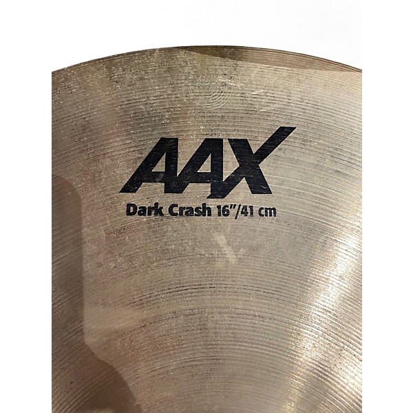 Used SABIAN 16in AAX Dark Crash 16" Cymbal