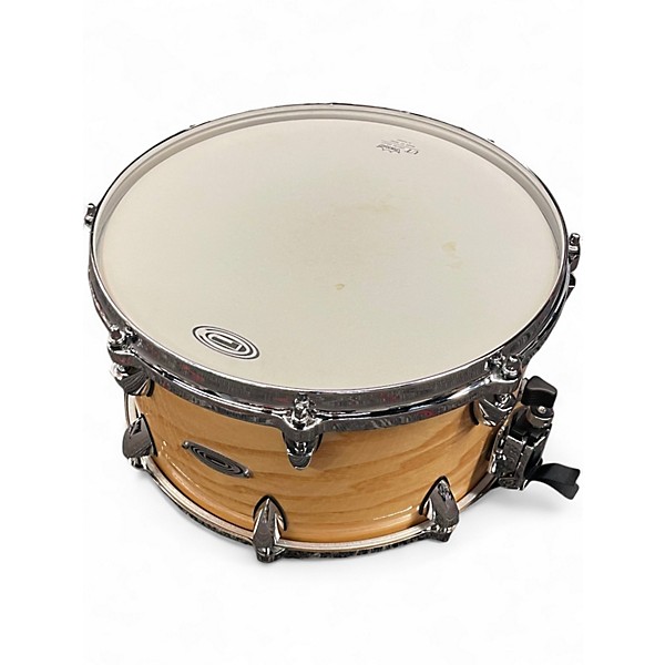 Used Orange County Drum & Percussion 13in Maple Ash Snare Natural Gloss Drum