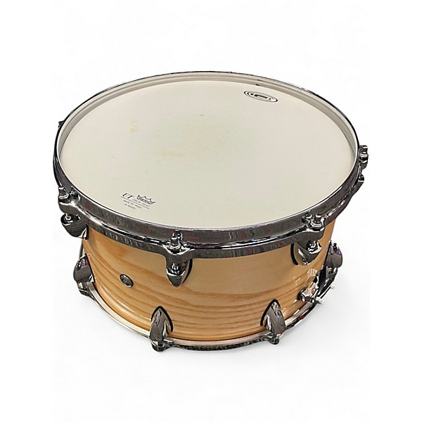 Used Orange County Drum & Percussion 13in Maple Ash Snare Natural Gloss Drum