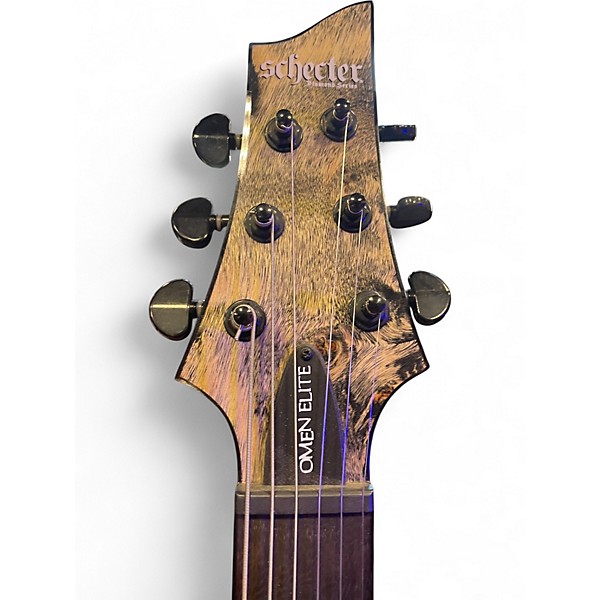 Used 2024 Schecter Guitar Research Omen Elite Natural Solid Body Electric Guitar