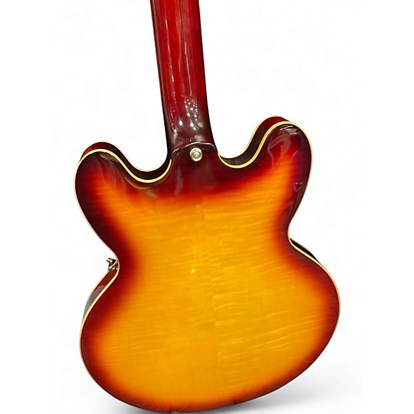 Used Epiphone ES335 2 Tone Sunburst Hollow Body Electric Guitar