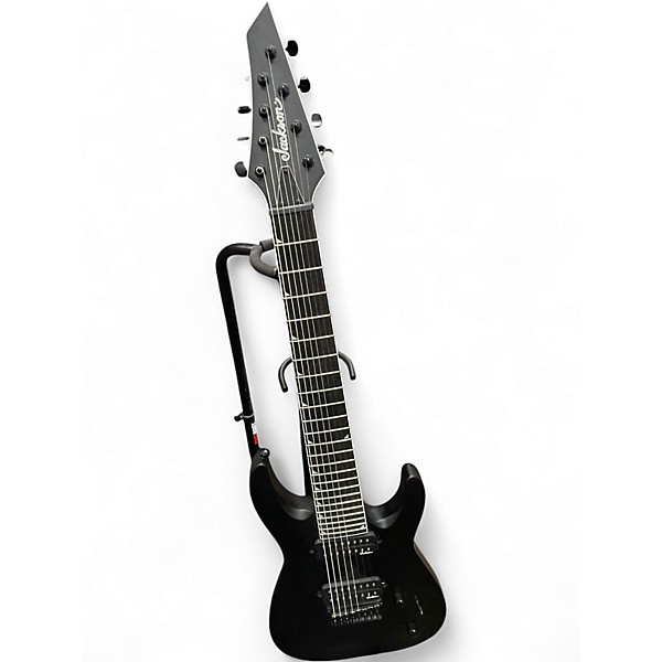 Used Jackson JS32-8 Dinky DKA 8 String Black Solid Body Electric Guitar