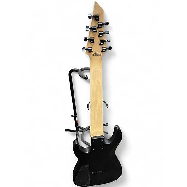 Used Jackson JS32-8 Dinky DKA 8 String Black Solid Body Electric Guitar