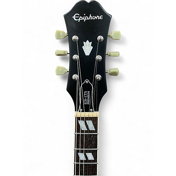 Used Epiphone ES175 Premium matte black Hollow Body Electric Guitar