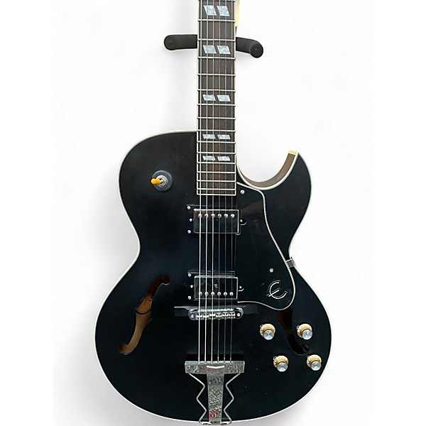 Used Epiphone ES175 Premium matte black Hollow Body Electric Guitar