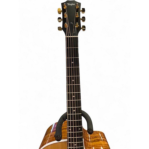 Used Taylor 214CE Deluxe Natural Acoustic Electric Guitar