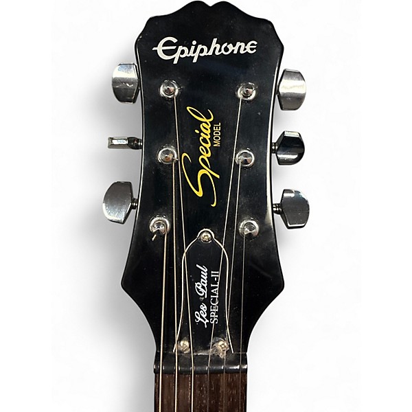 Used Epiphone Les Paul Special II Black Solid Body Electric Guitar