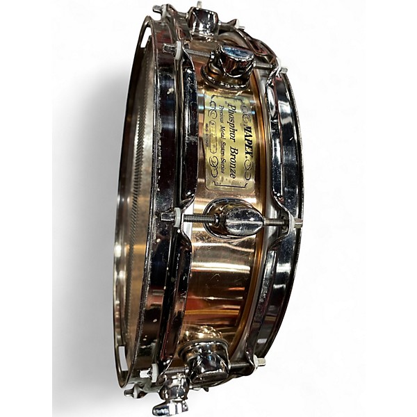 Used Mapex 3.5X14 Phosphor Bronze Precious Metal Snare Bronze Drum