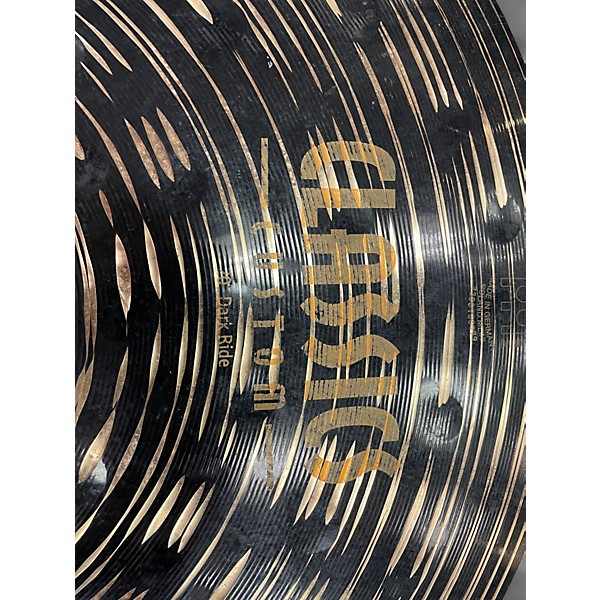 Used MEINL 20in CUSTOM DARK RIDE Cymbal