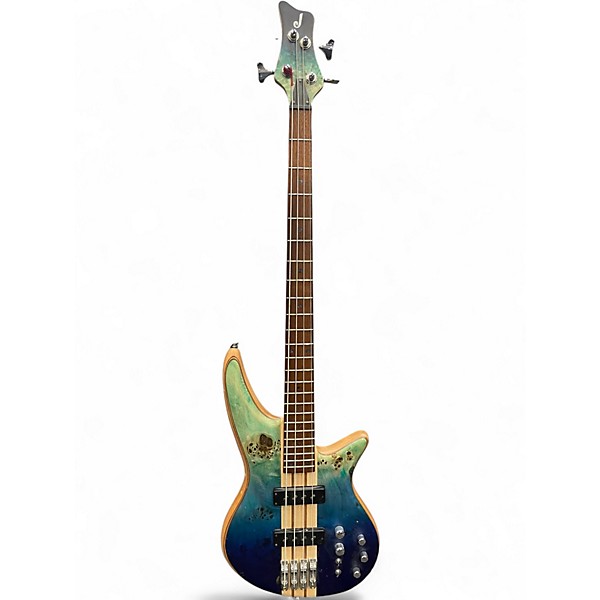 Used Jackson Pro Series Spectra SBP IV Caribbean Blue Electric Bass Guitar