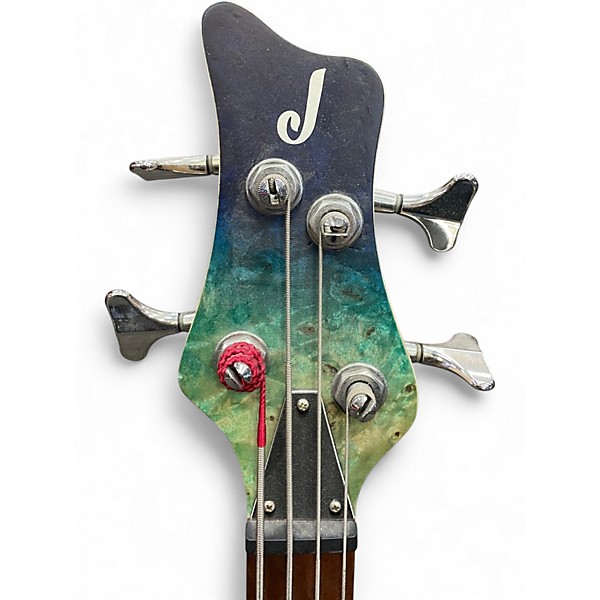Used Jackson Pro Series Spectra SBP IV Caribbean Blue Electric Bass Guitar