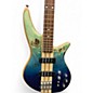 Used Jackson Pro Series Spectra SBP IV Caribbean Blue Electric Bass Guitar
