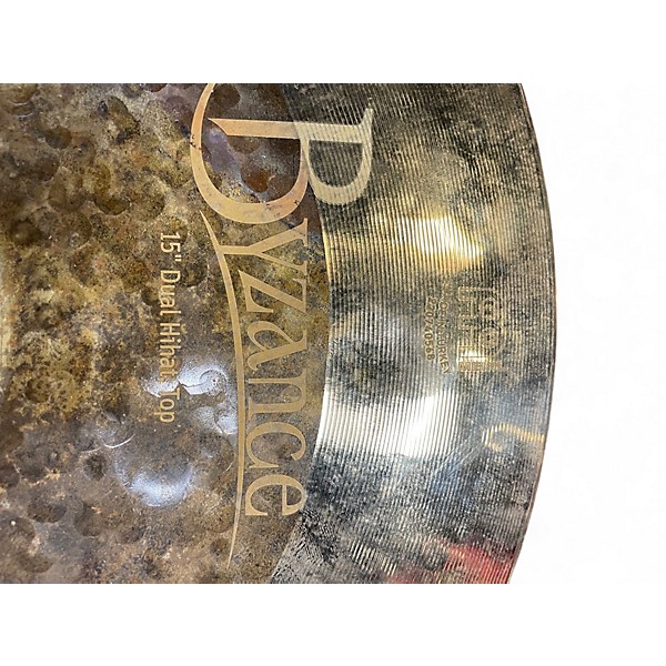 Used MEINL 15in BYZANCE DUAL HIHATS PAIR Cymbal